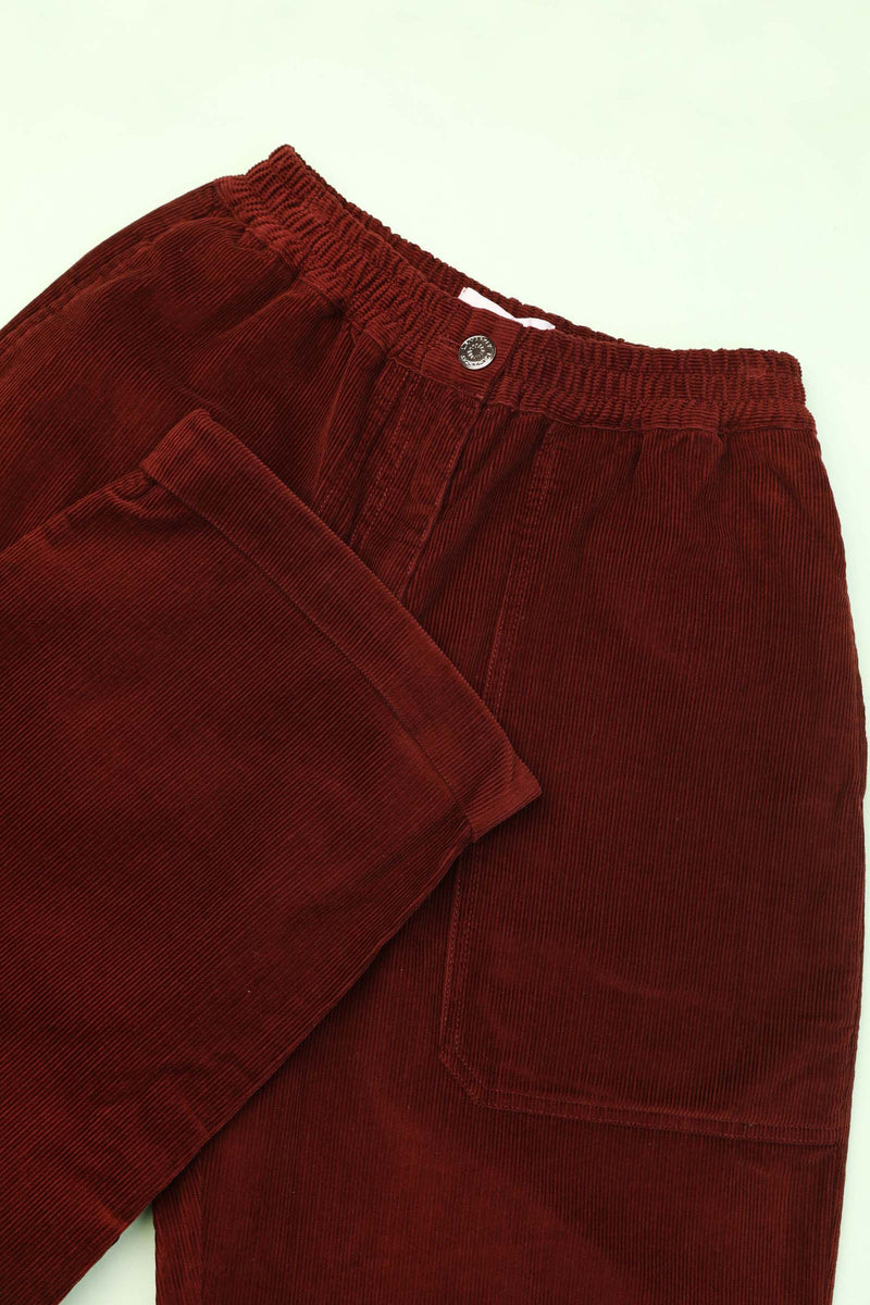Beckett Crop Trouser Oxblood