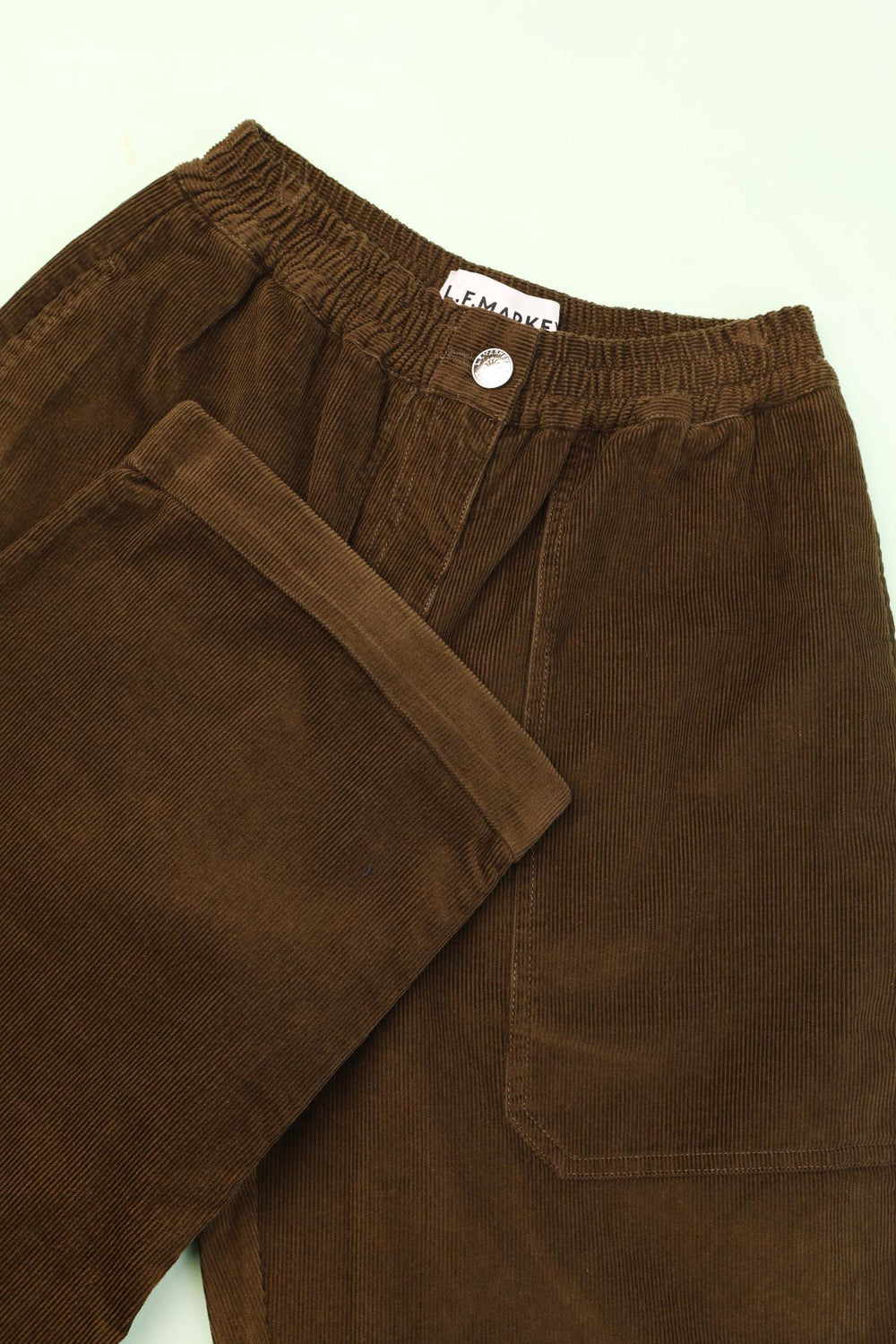 Beckett Crop Trouser Dark Olive