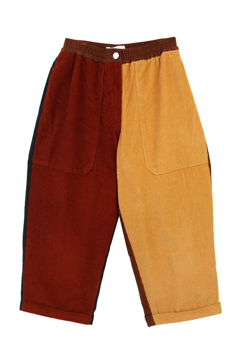 Beckett Crop Trouser Patchwork