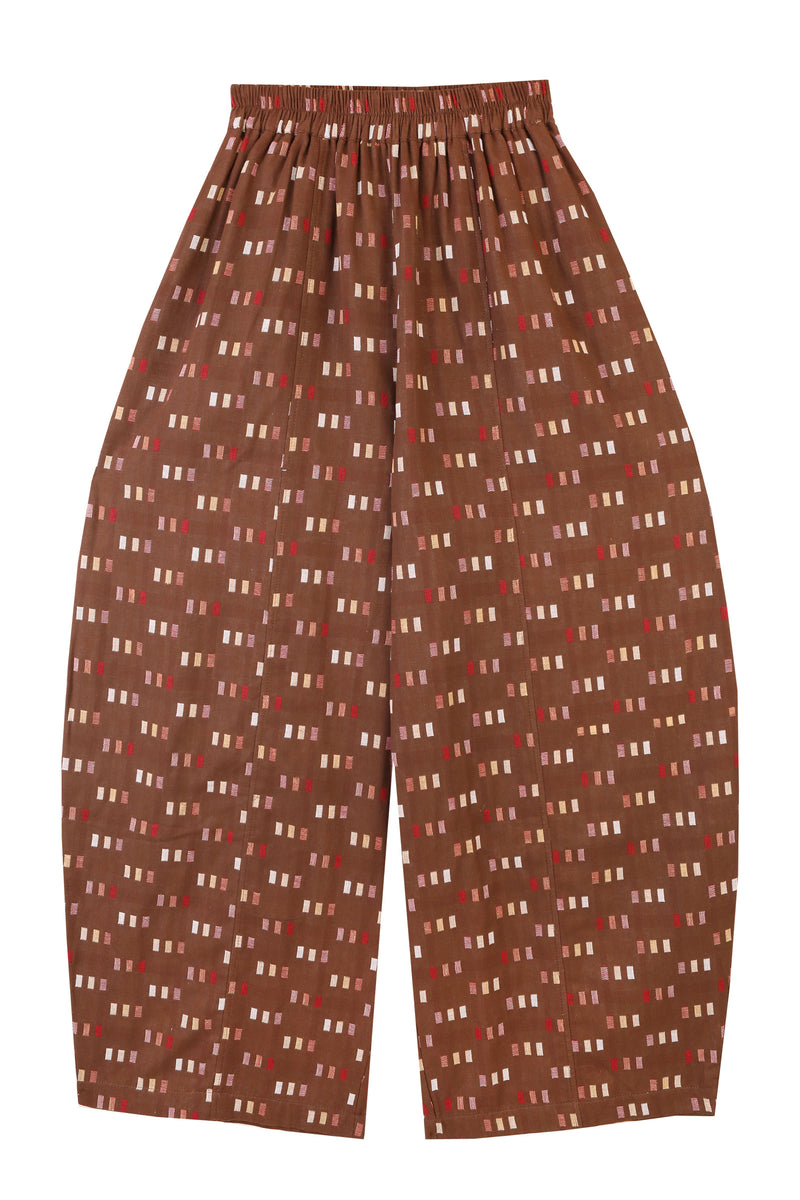 Grant Trouser Chocolate Jacquard