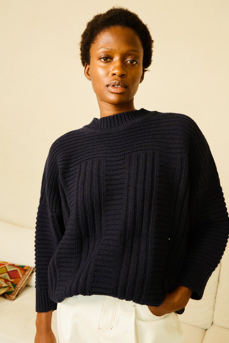 Cassian Knit Navy