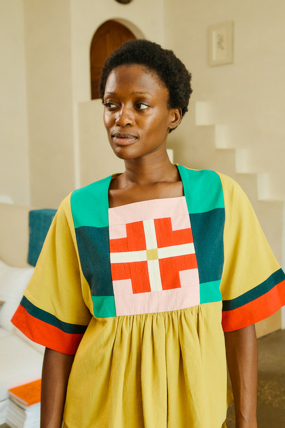 Rafe Top Mustard Multi