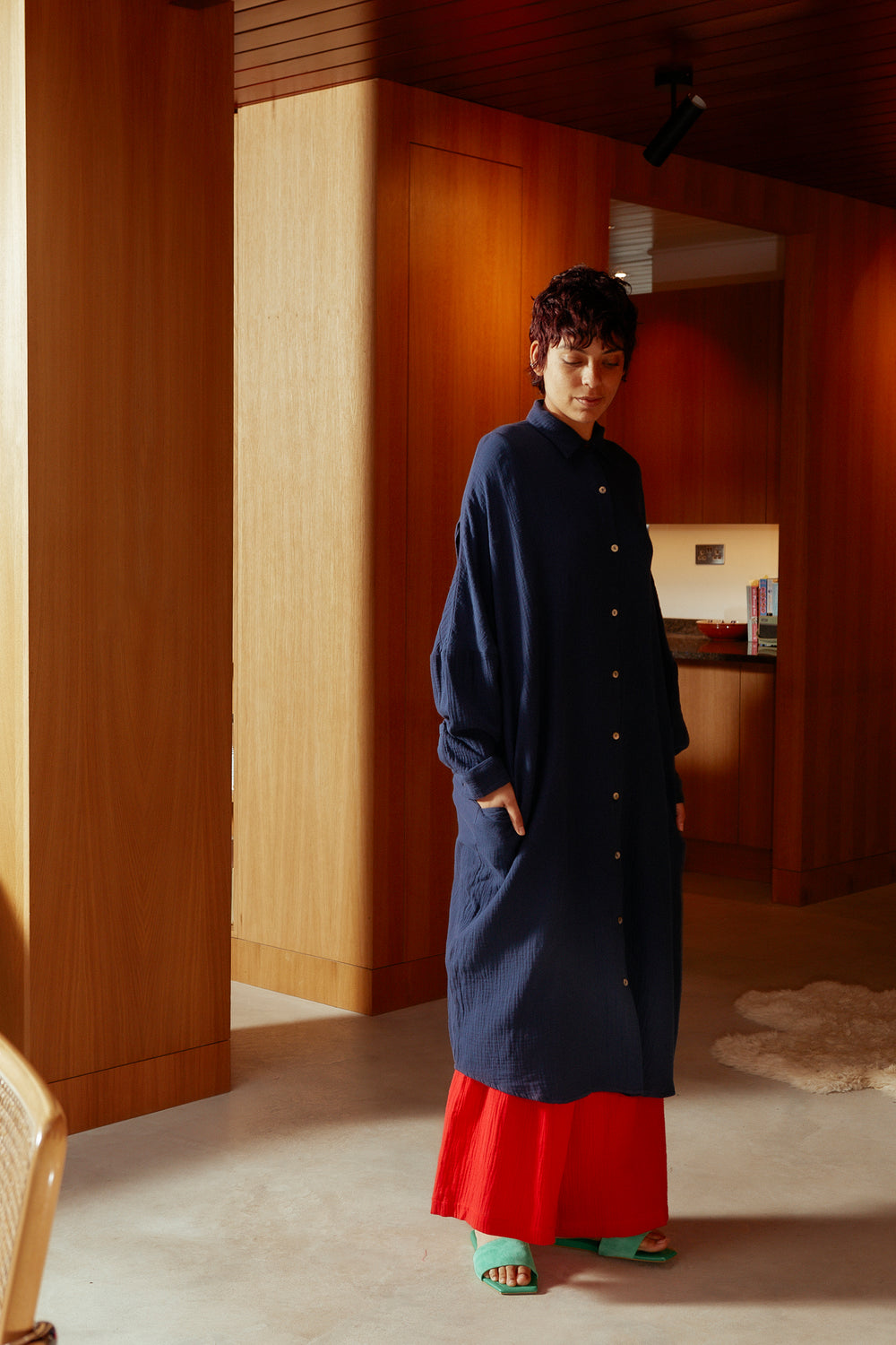 Sylvan Dress Navy