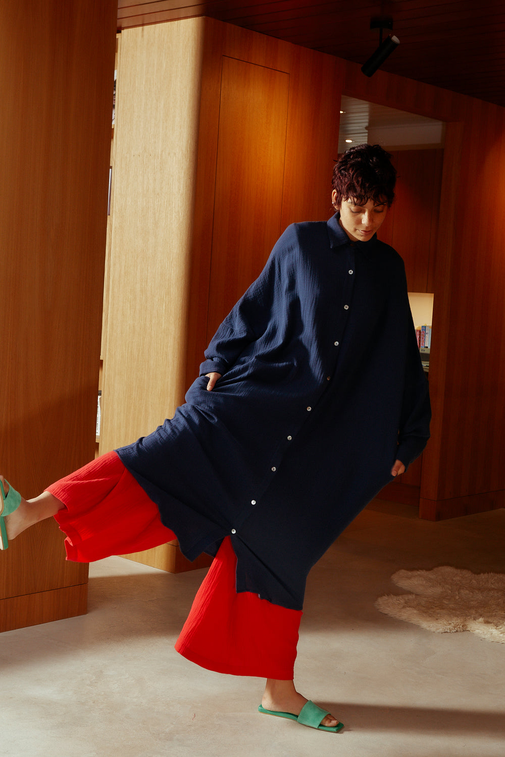 Sylvan Dress Navy