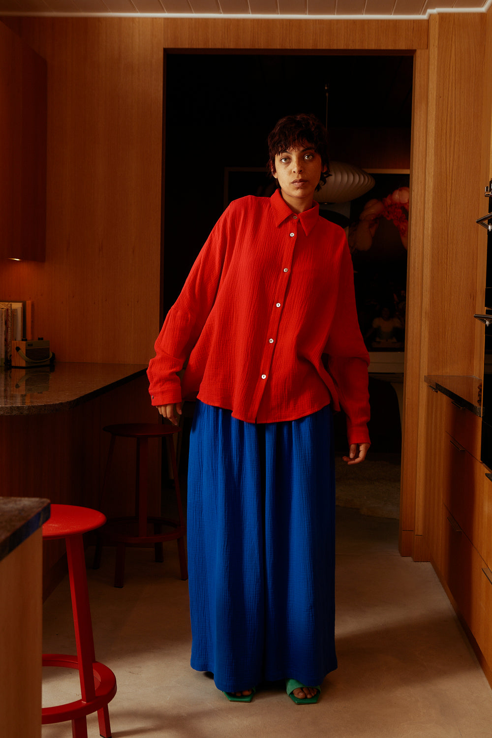 Valen Trouser Cobalt