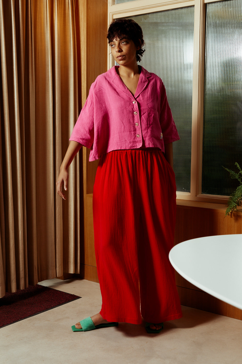 Valen Trouser Red