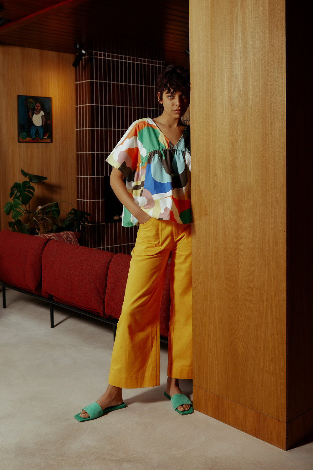 Matteo Top Chroma Print