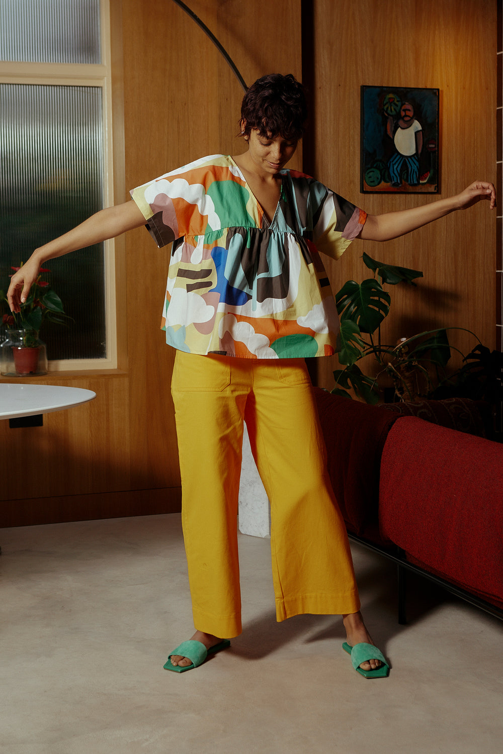 Matteo Top Chroma Print