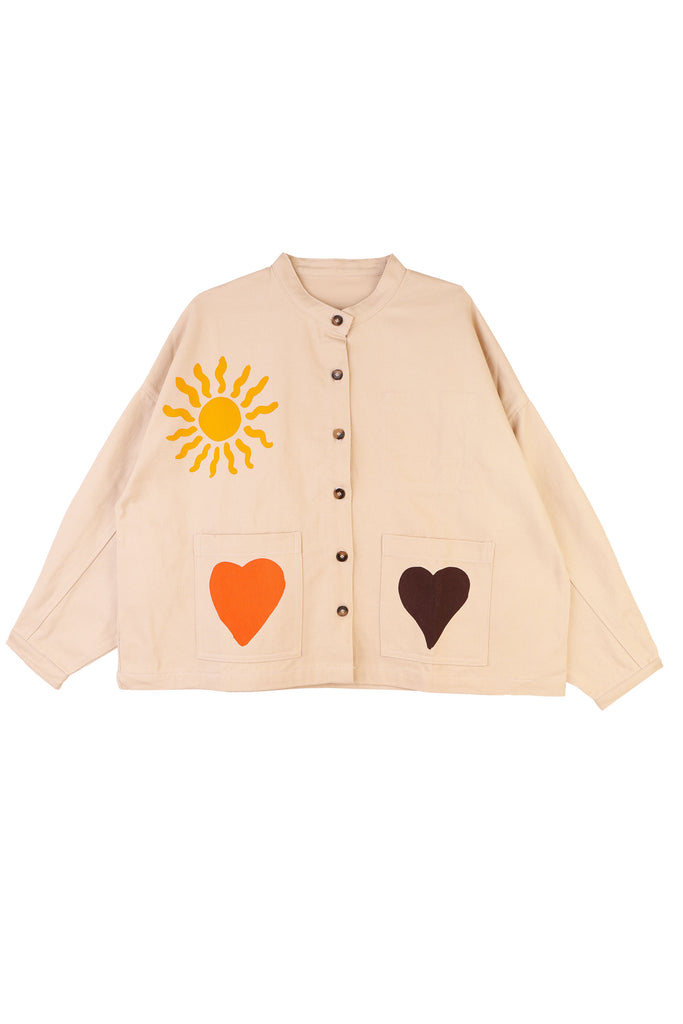 Wide Chore Coat Agora Print – LF MARKEY