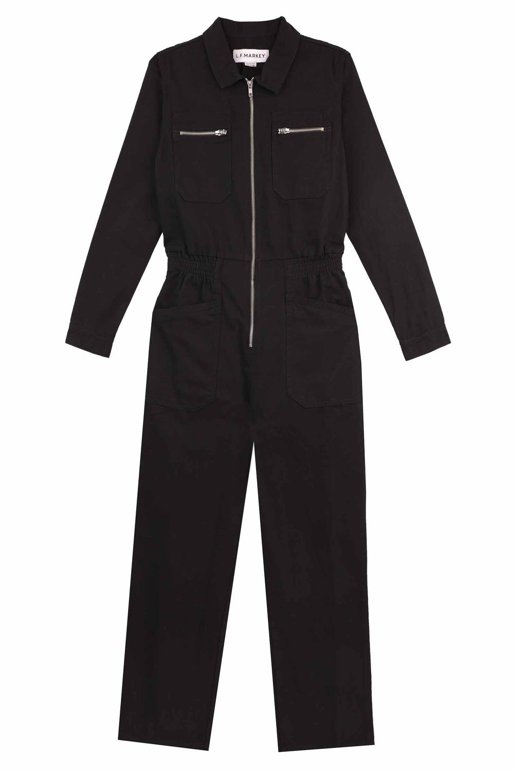 Danny Boilersuit 墨黑色帆布