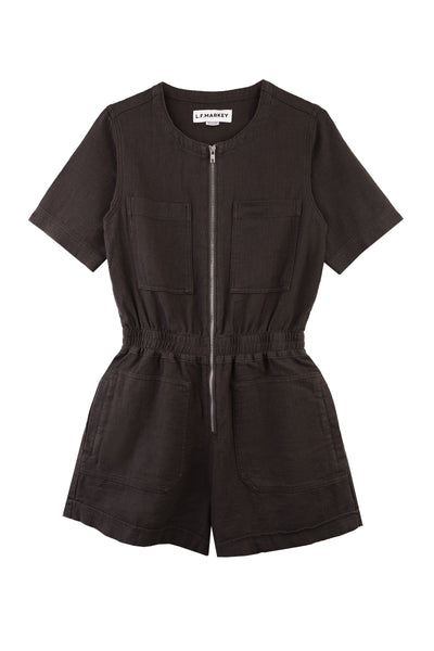Francis Playsuit Charcoal