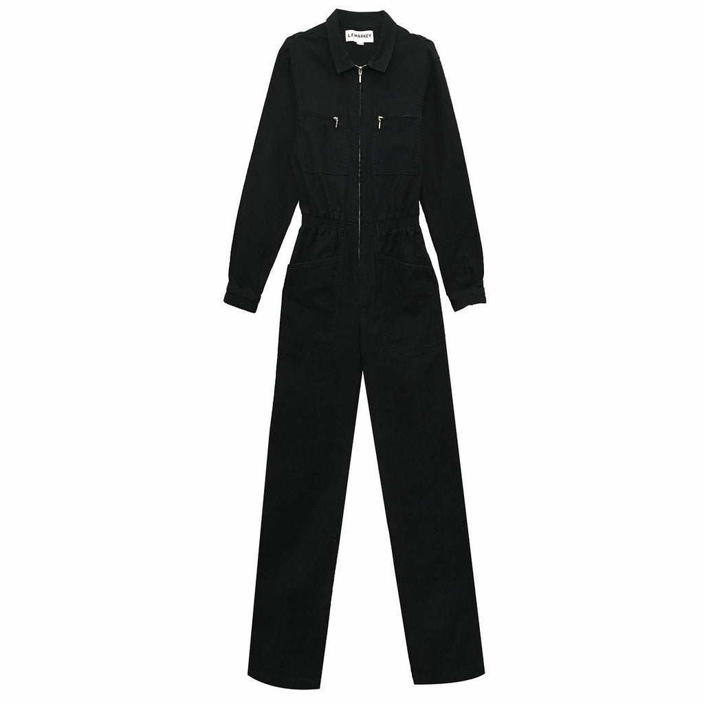 Danny Stretch Drill Boilersuit Black – LF MARKEY