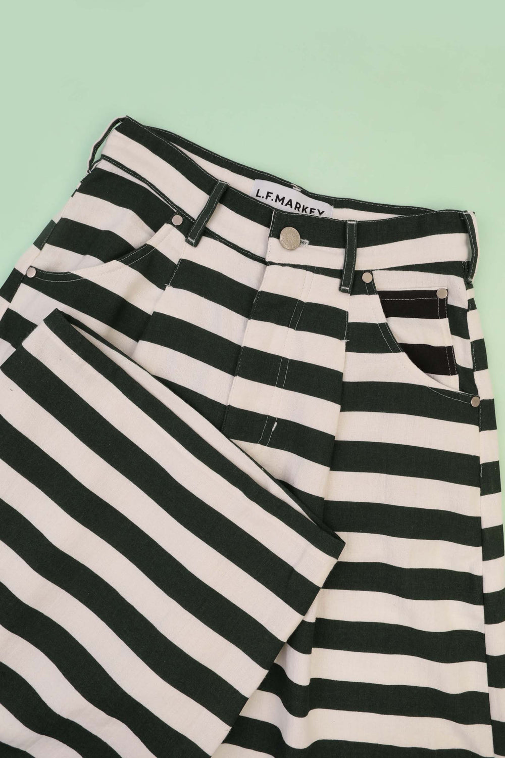 Mason Trouser Patchwork Stripe