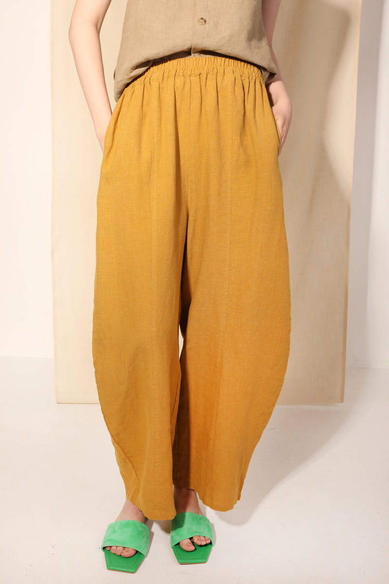 Basic Linen Trouser Dijon