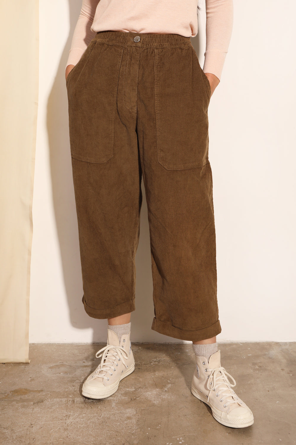 Beckett Trouser Crop Olive – LF MARKEY
