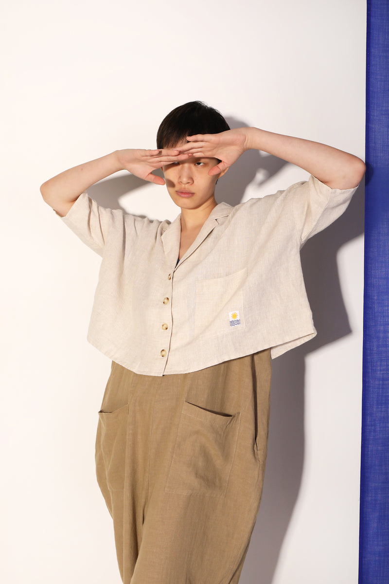 Maxim Linen Shirt Cream