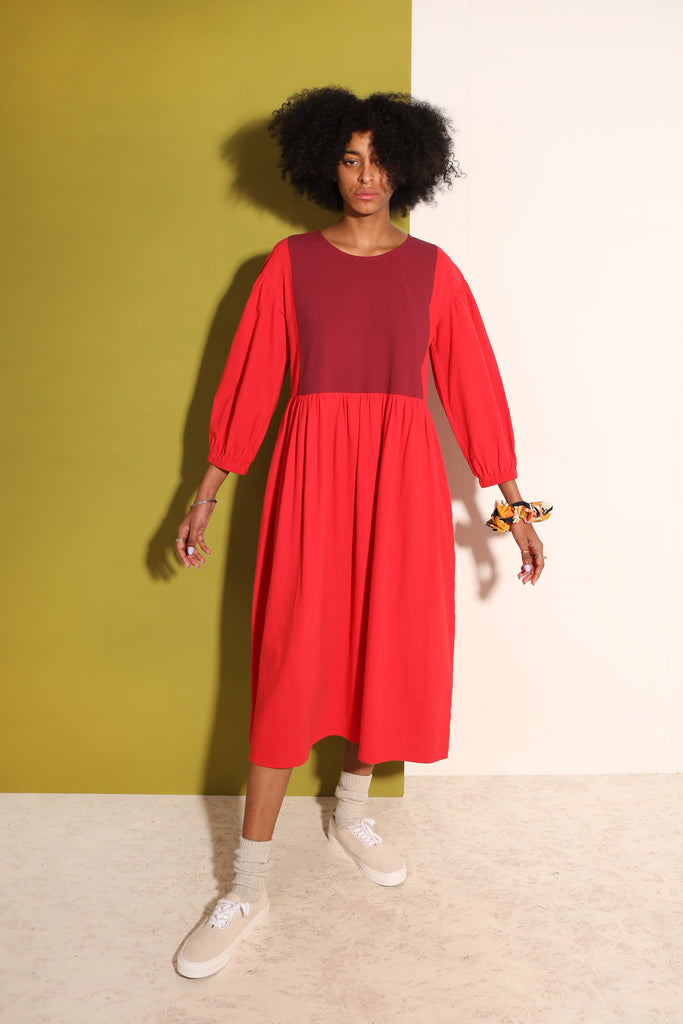 Calder Dress Cherry – LF MARKEY