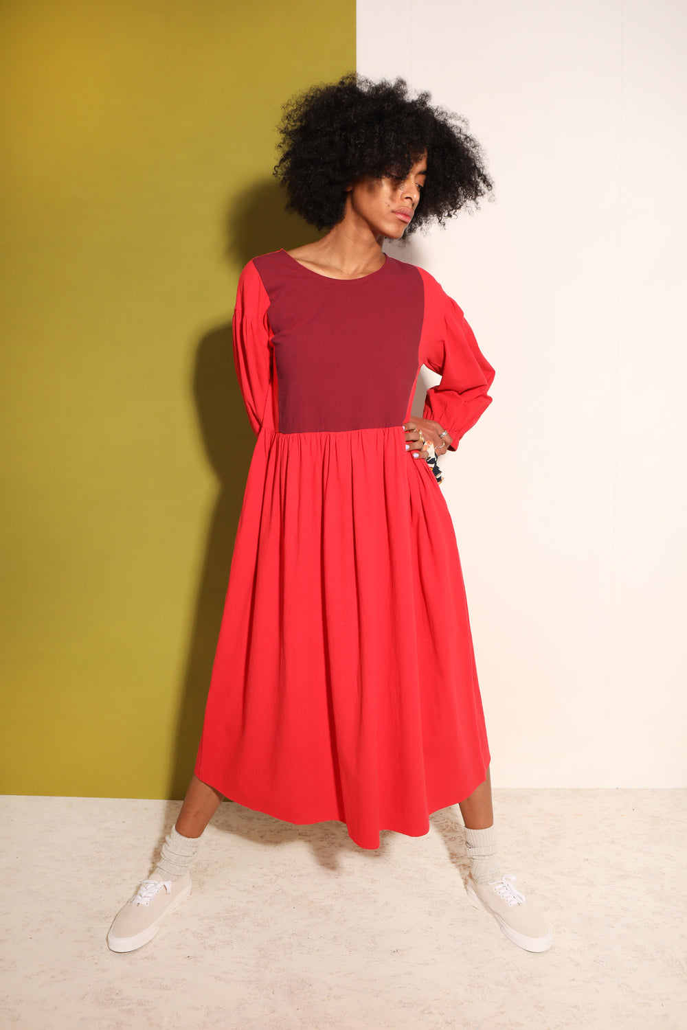 Calder Dress Cherry