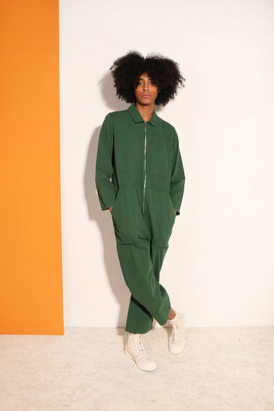 Dominic Boilersuit Forest Green