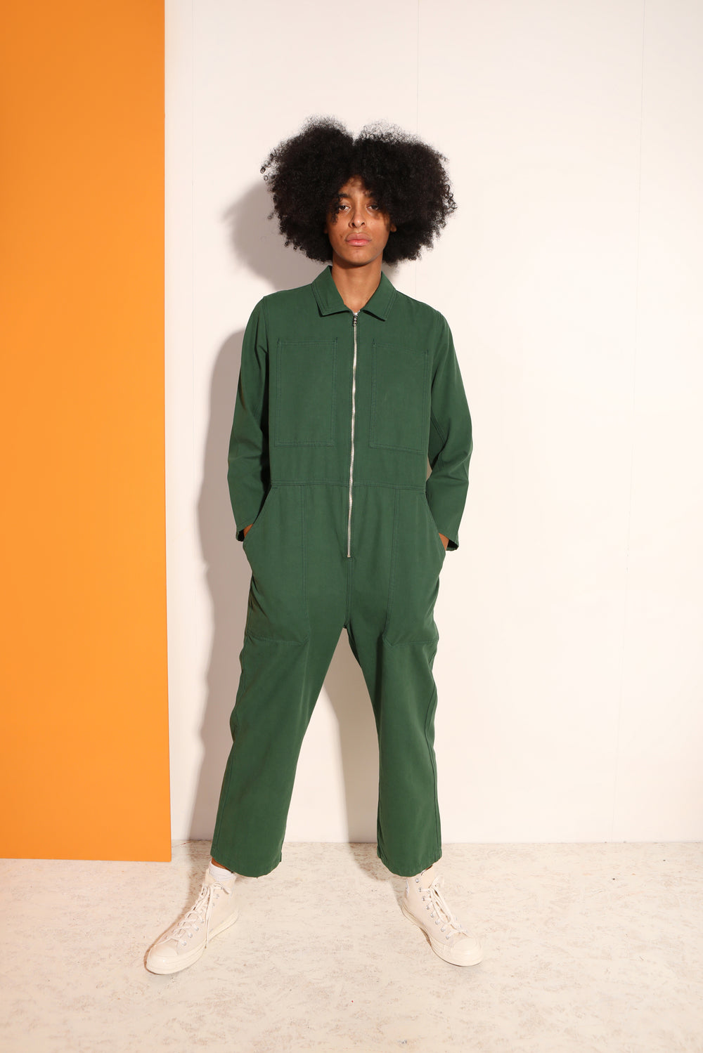 Dominic Boilersuit Forest Green