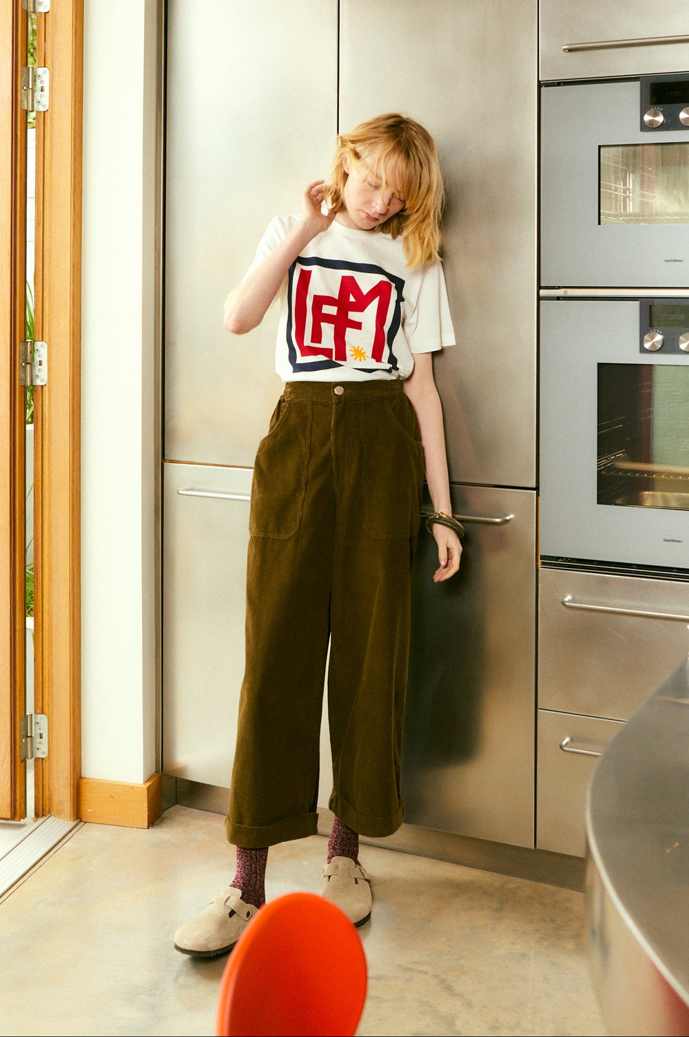 Lars Trouser Corduroy Dark Olive