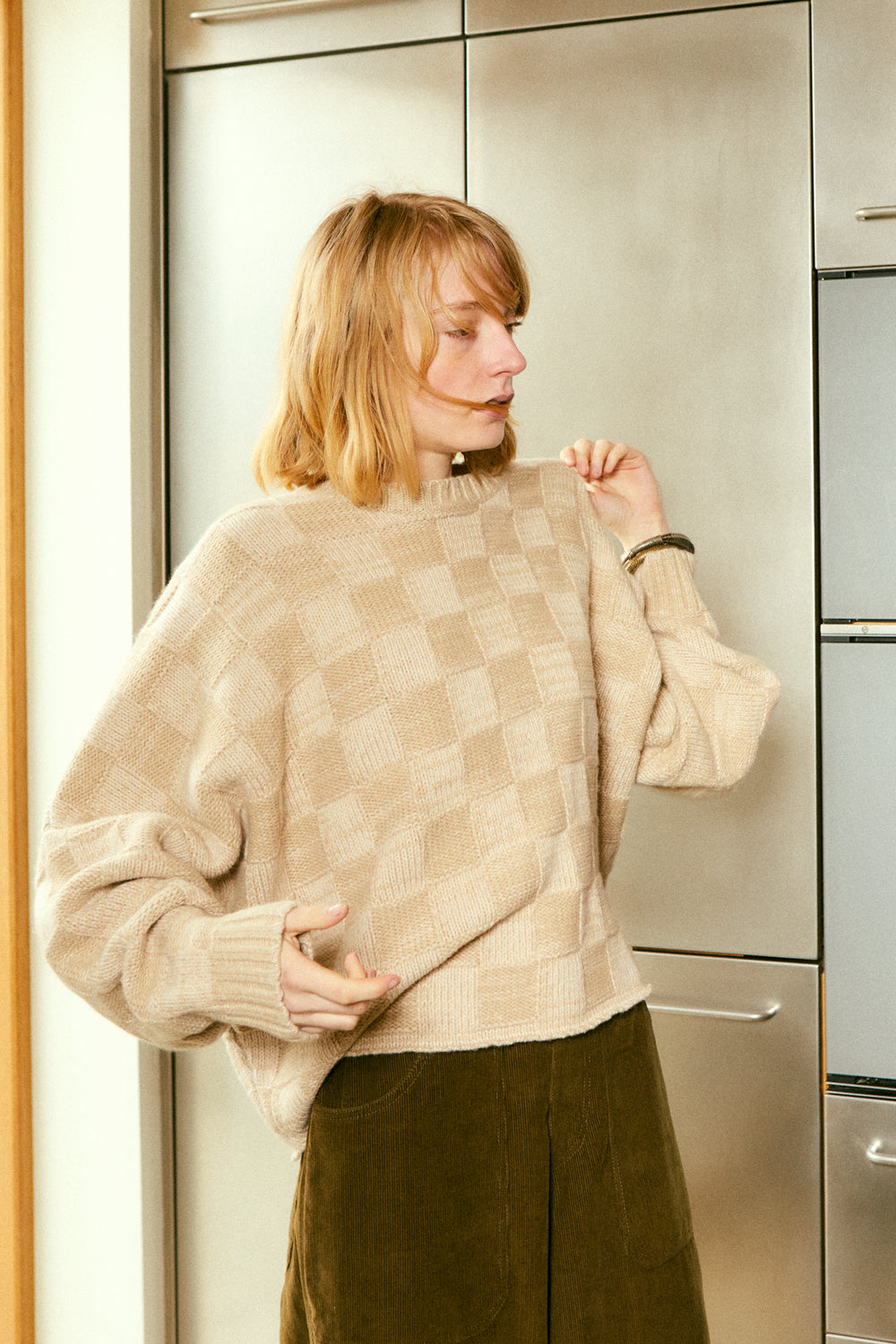 Dixon Knit Jumper Cream