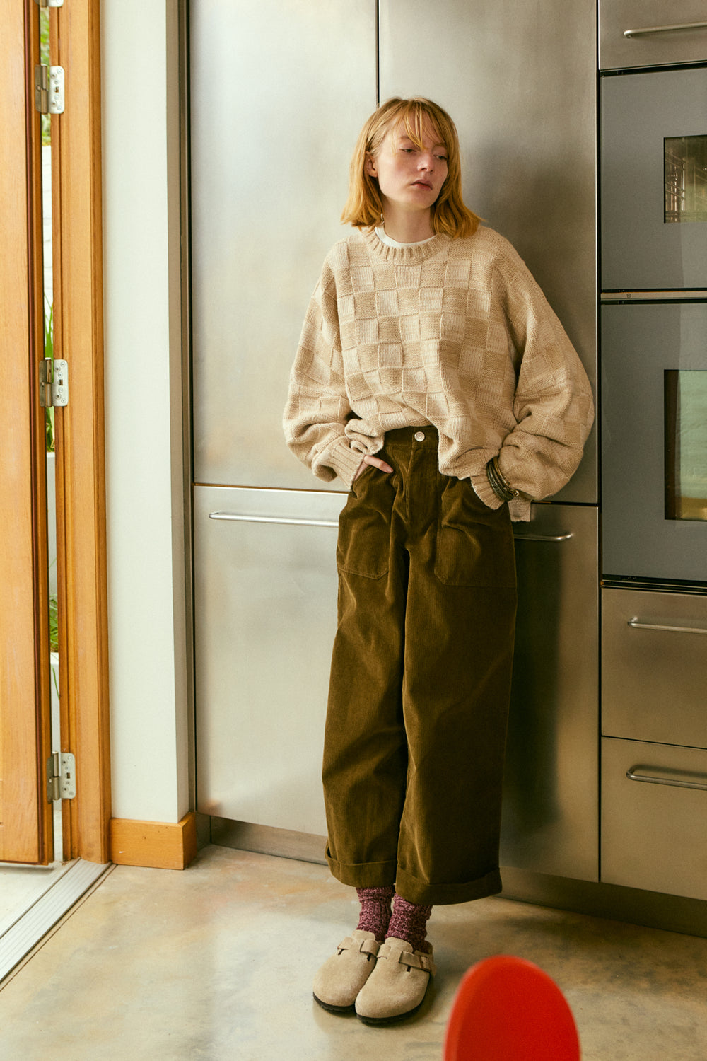 Lars Trouser Corduroy Dark Olive