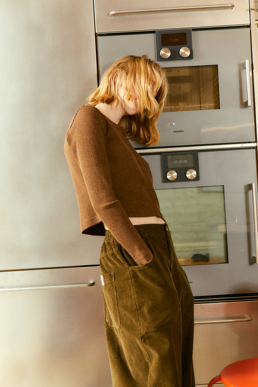 Lars Trouser Corduroy Dark Olive