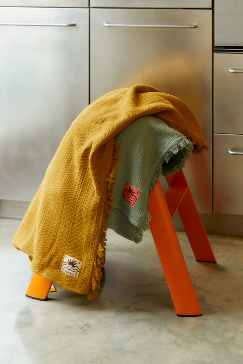 GAUZE BLANKET TURMERIC