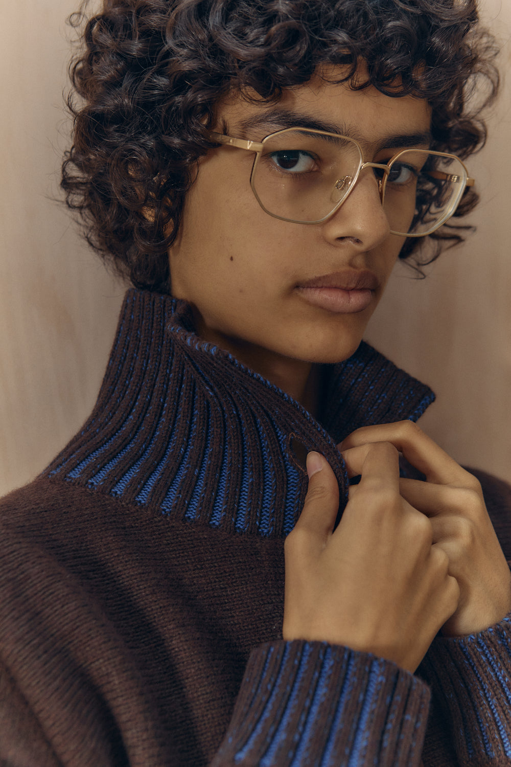 Holmes Knit Choc Cobalt