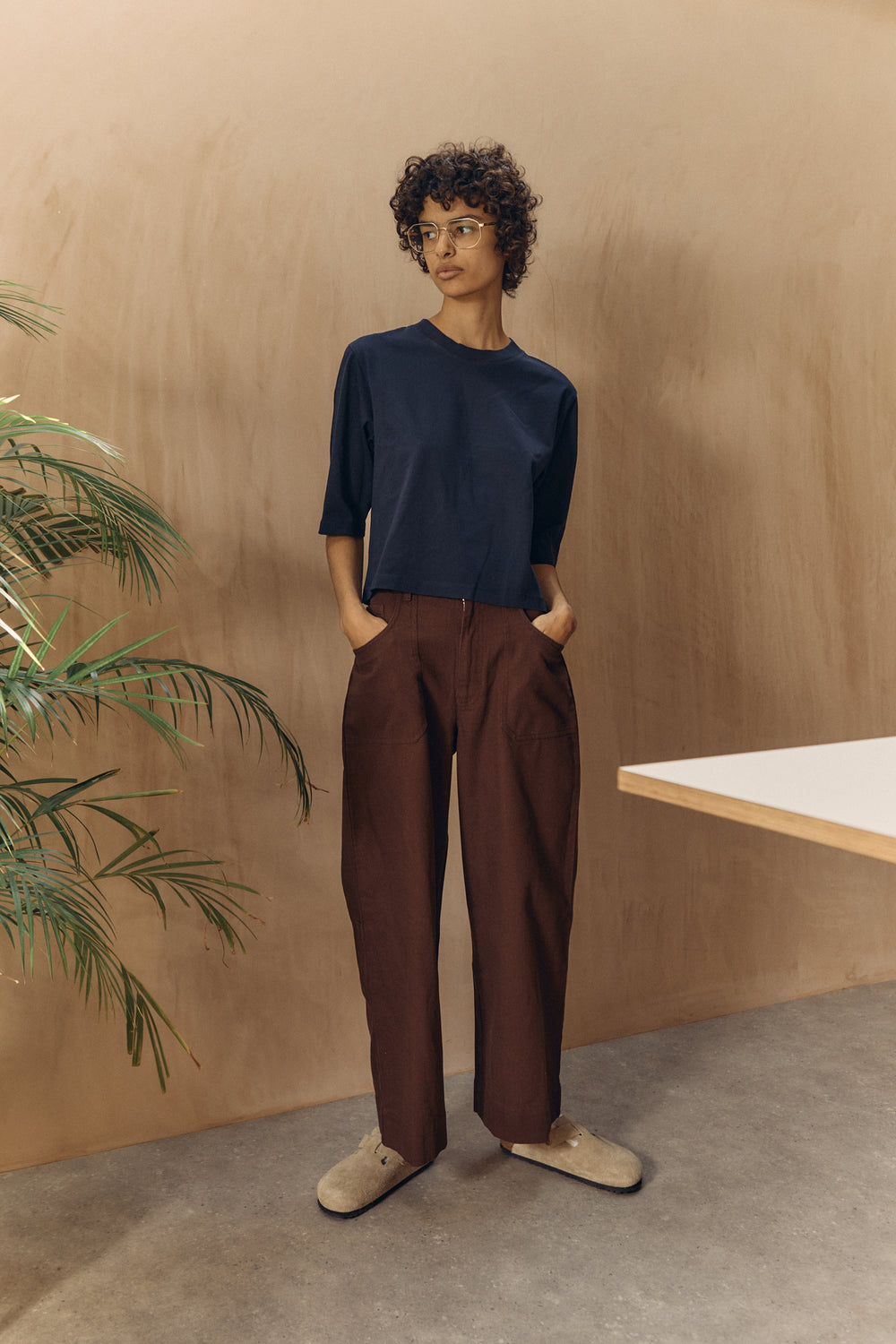 Boxy Tee Navy