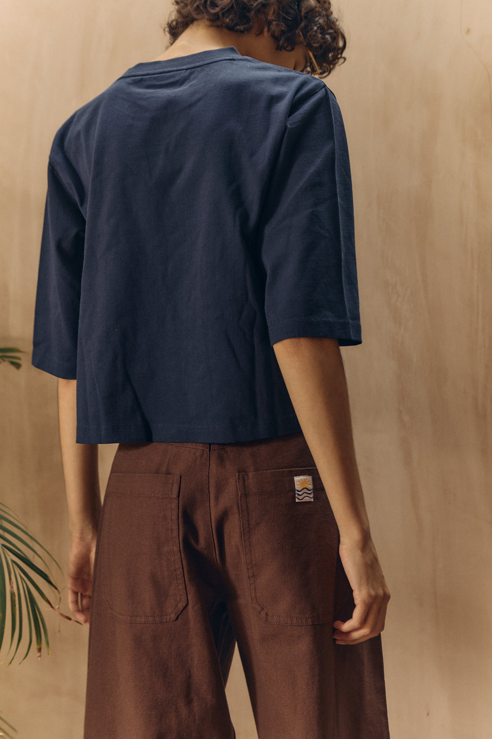 Boxy Tee Navy