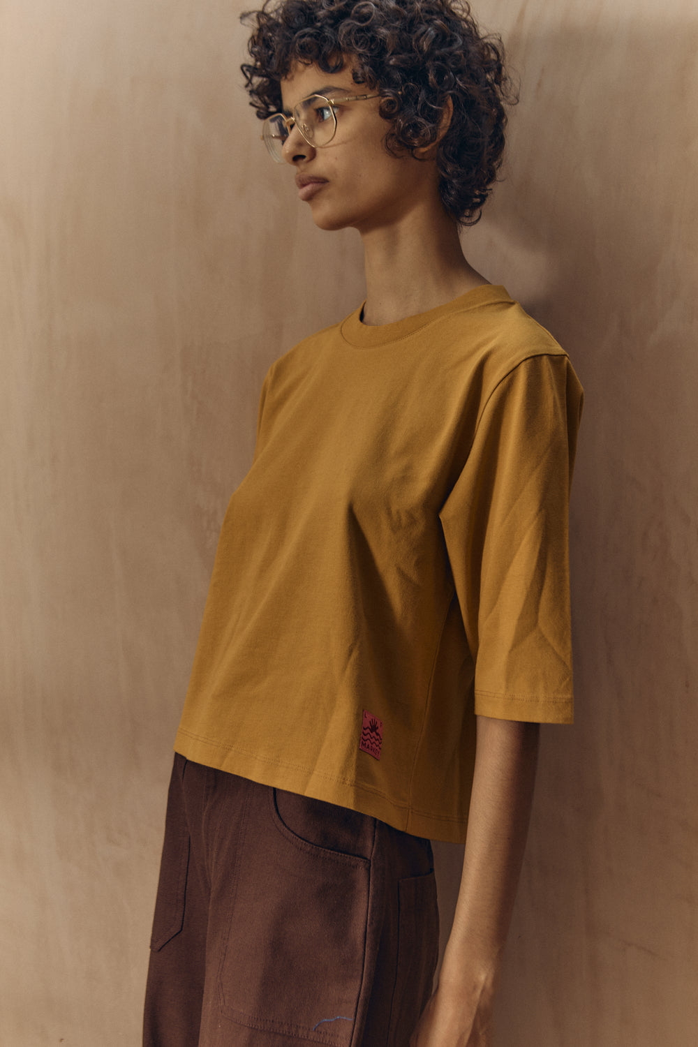 Boxy Tee Mustard