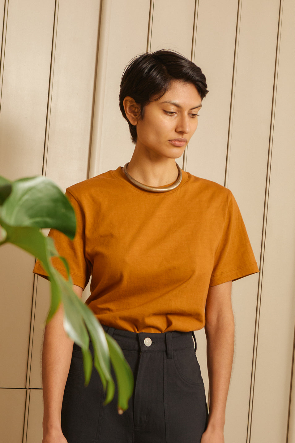 ベーシックTシャツ テラコッタ