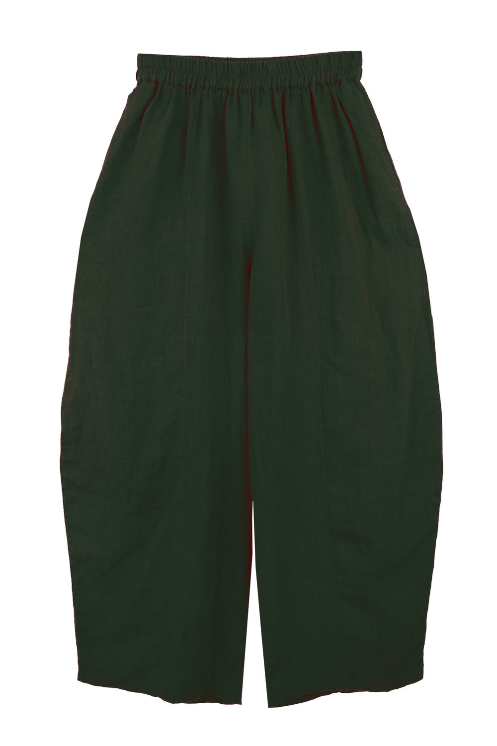 Basic Lenen Pack BASIC LINEN TROUSER DARK FOREST – LF MARKEY