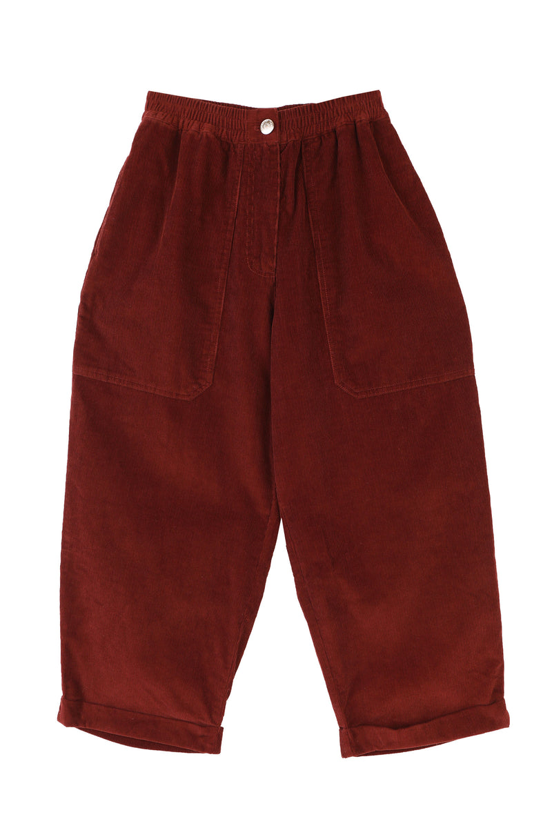 Beckett Crop Trouser Oxblood