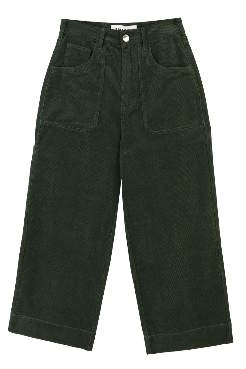 Carpenter Trouser Corduroy Forest Green