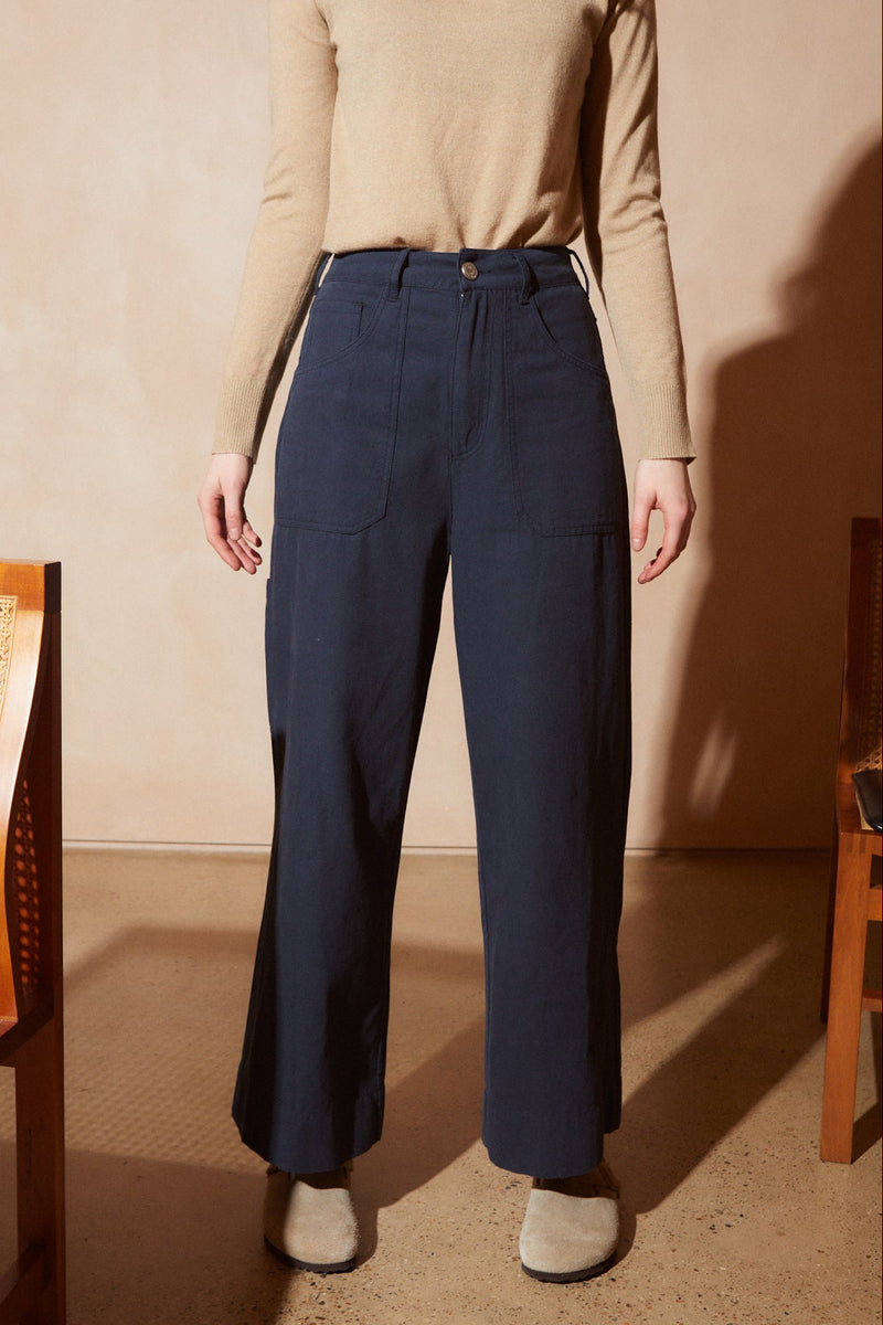 Carpenter Trouser Ink Blue