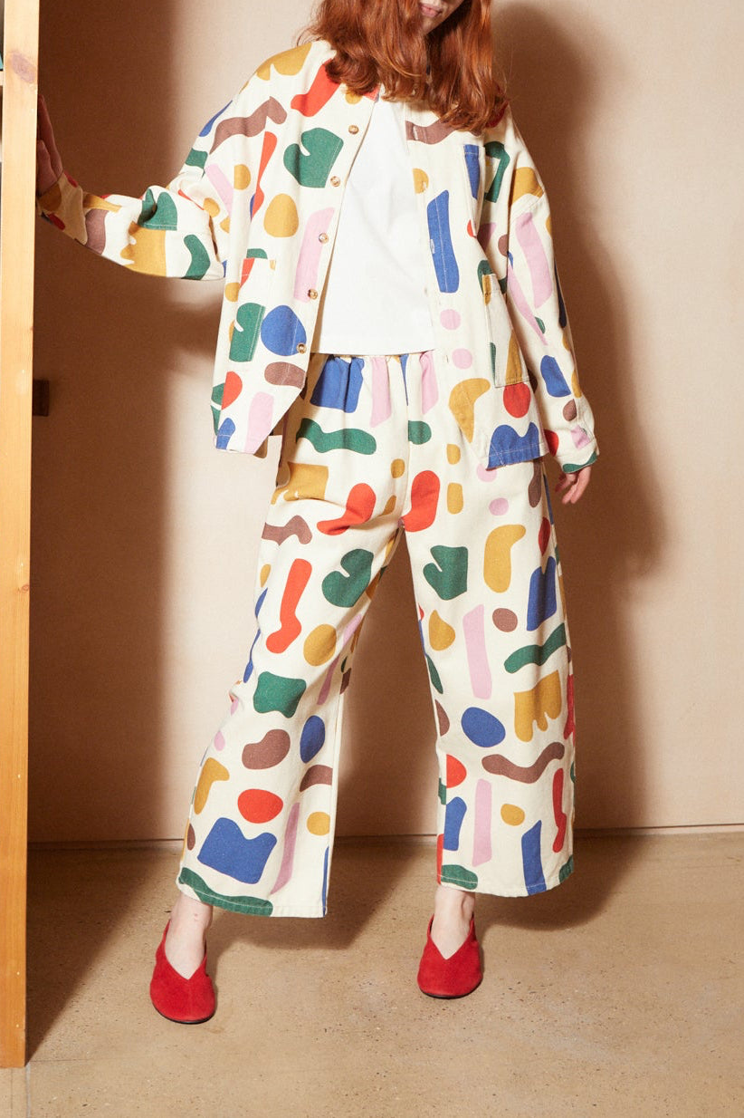 Graham Trouser Palette Print