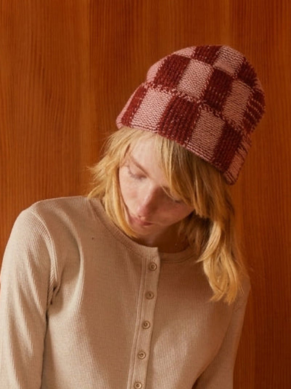 Check Beanie Brick