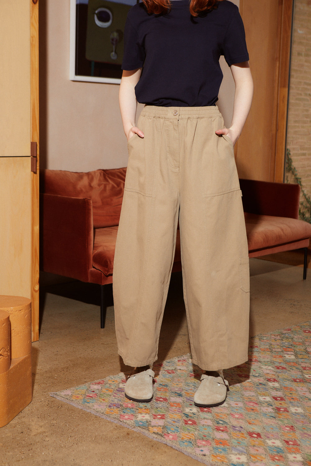 Kaleb Trouser Stone