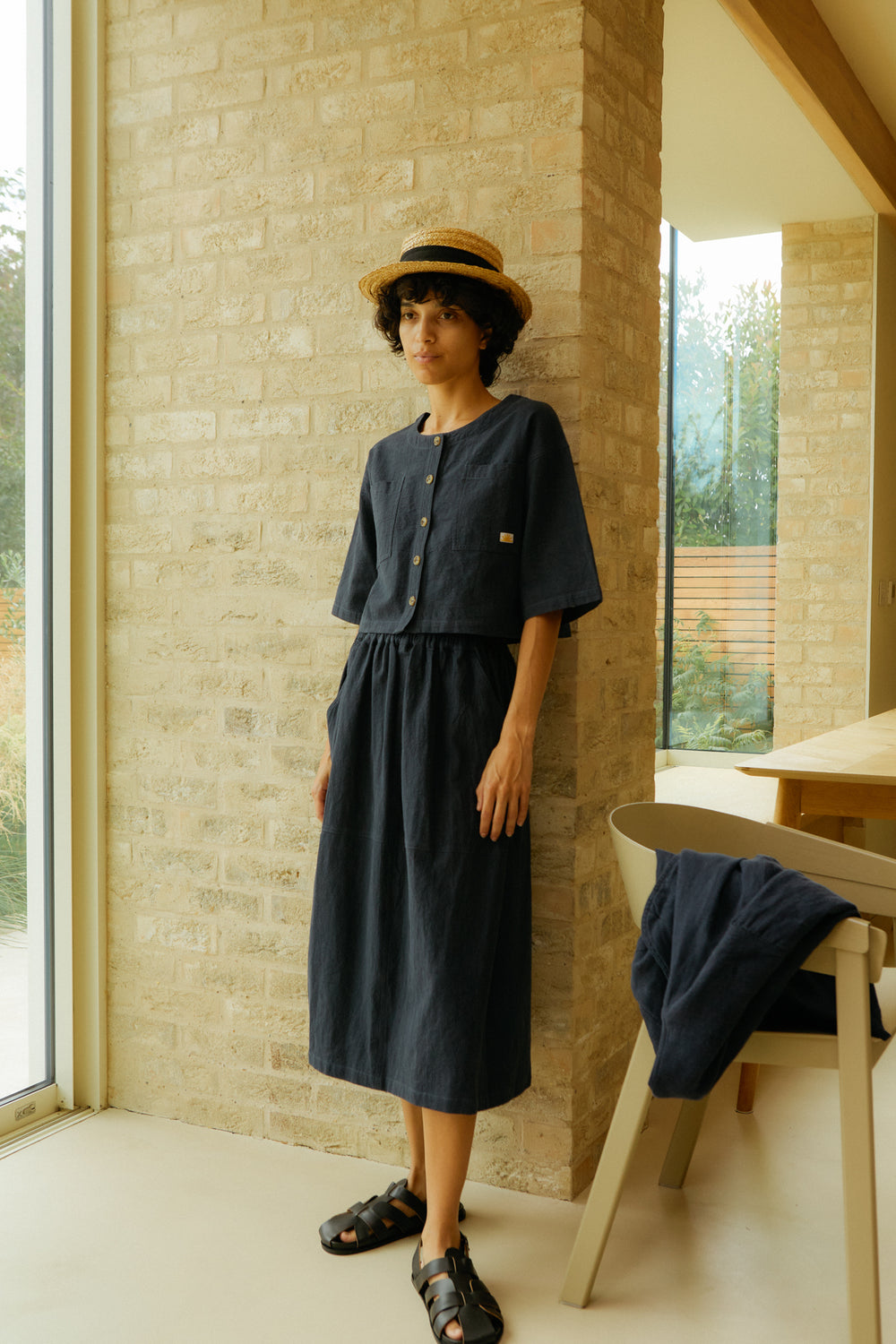 EMILE SKIRT NAVY