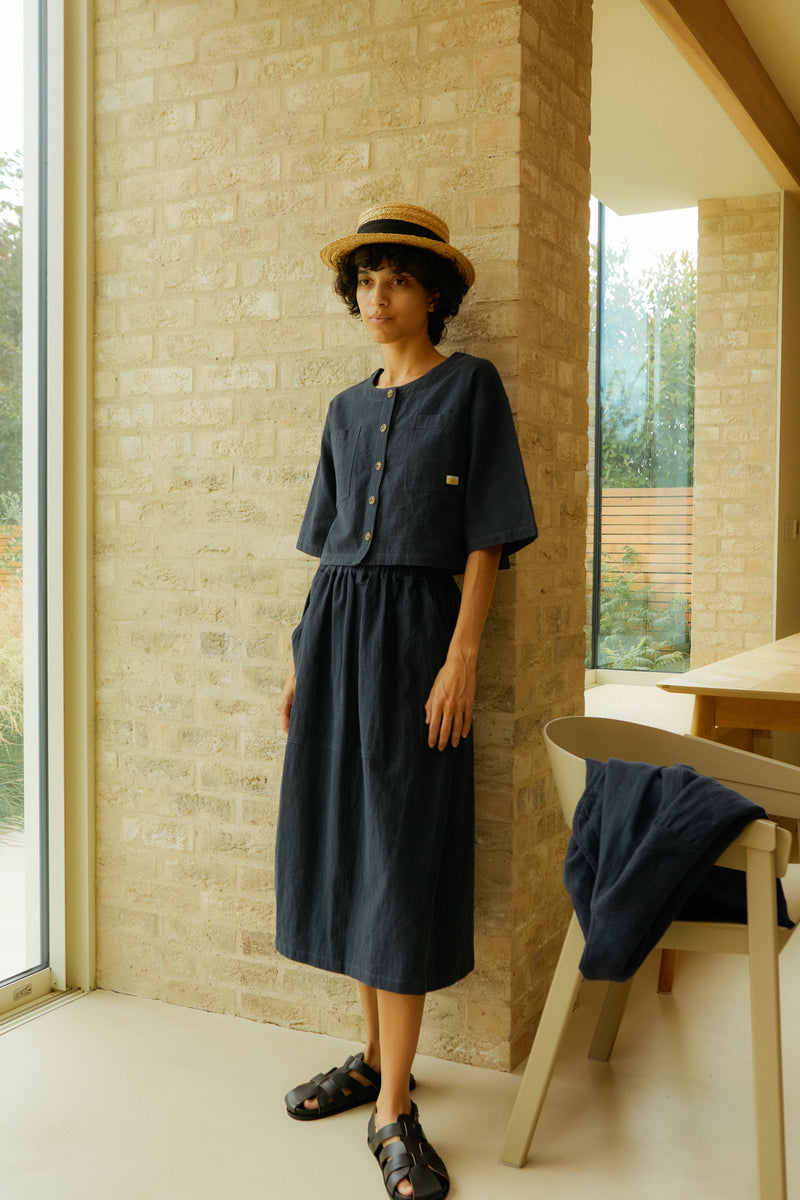 EMILE SKIRT NAVY