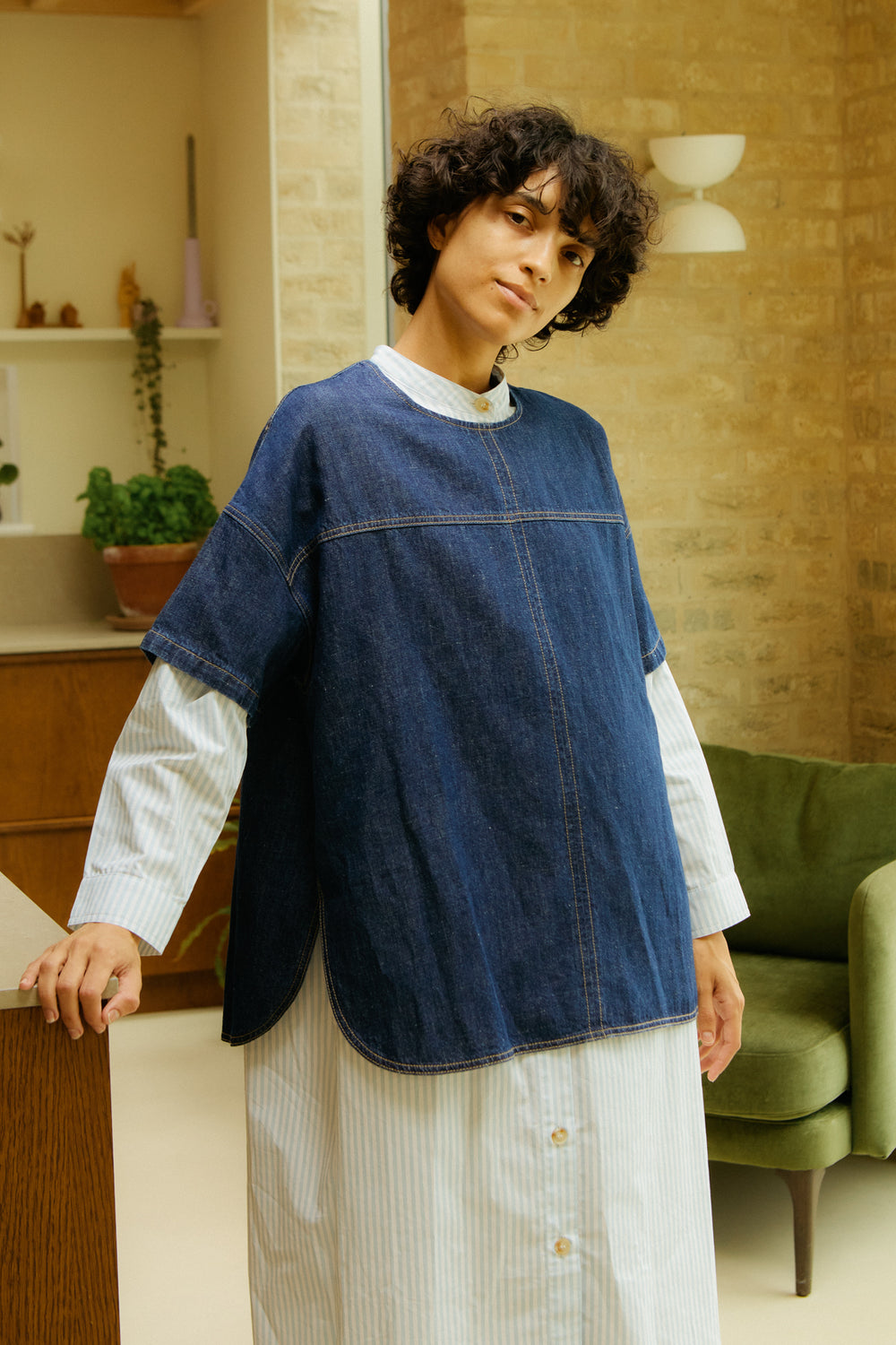 Bose Top Denim Chambray