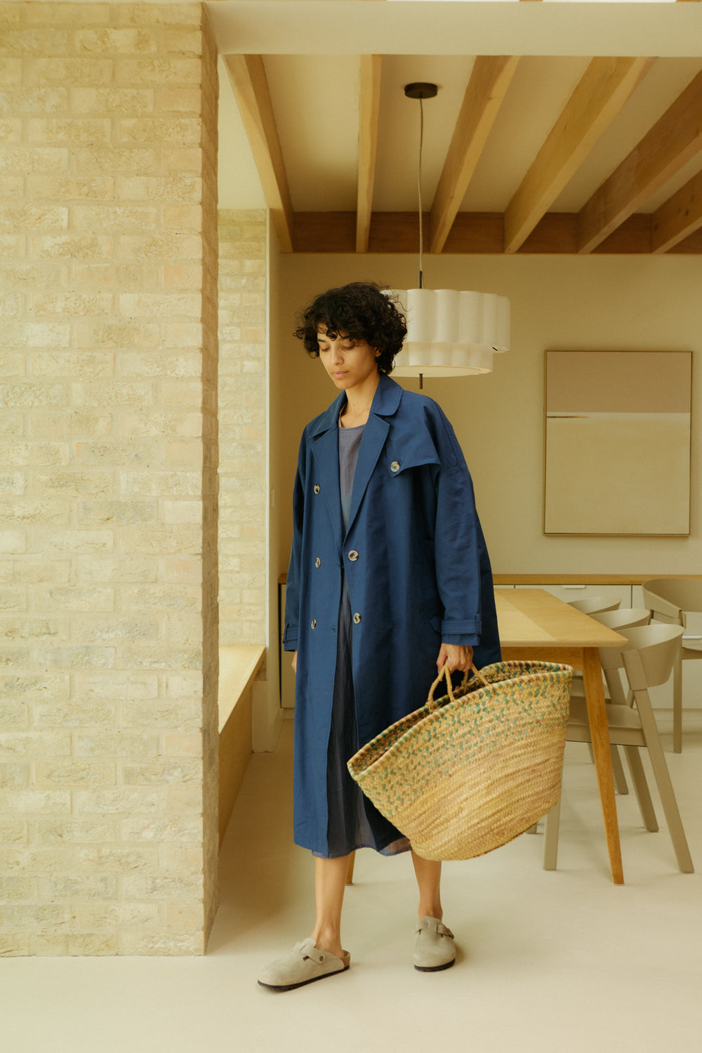 Joffe Trench Navy