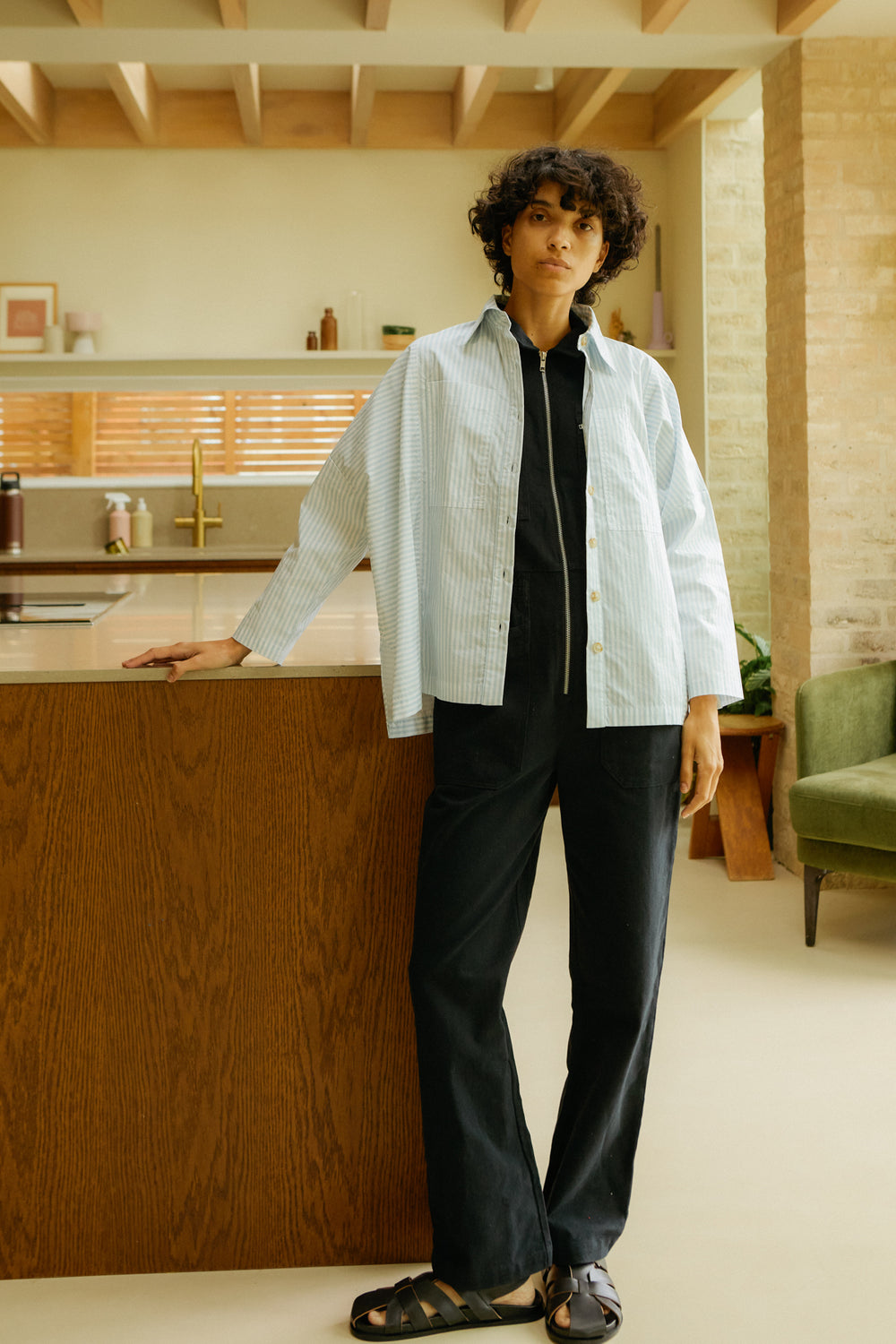 Ruskin Shirt Sky Stripe