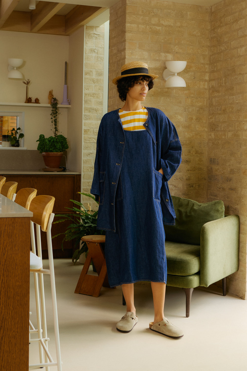 Clifton Dress Denim Chambray