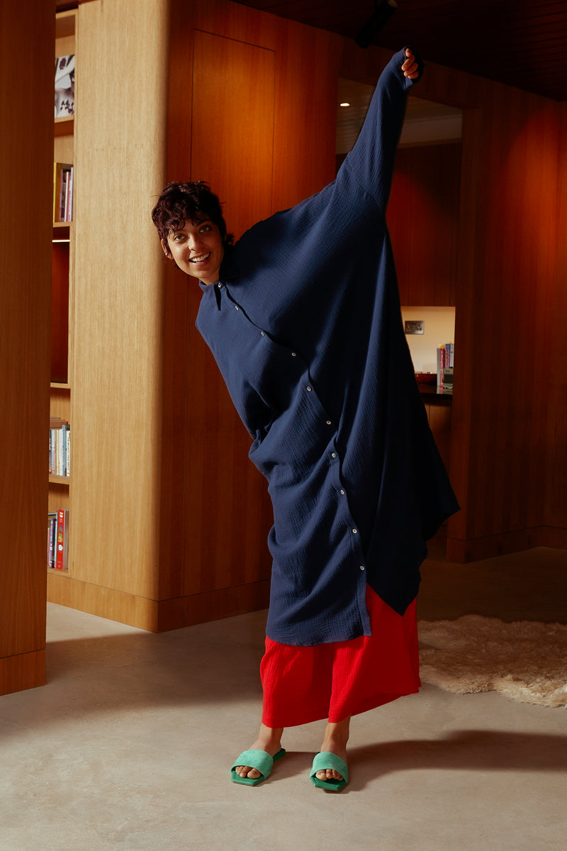 Sylvan Dress Navy