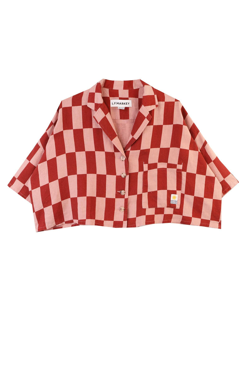 Maxim Shirt Printed Brick Check
