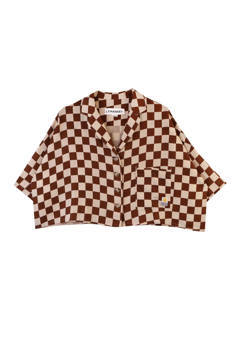 Maxim Shirt Printed Chestnut Check